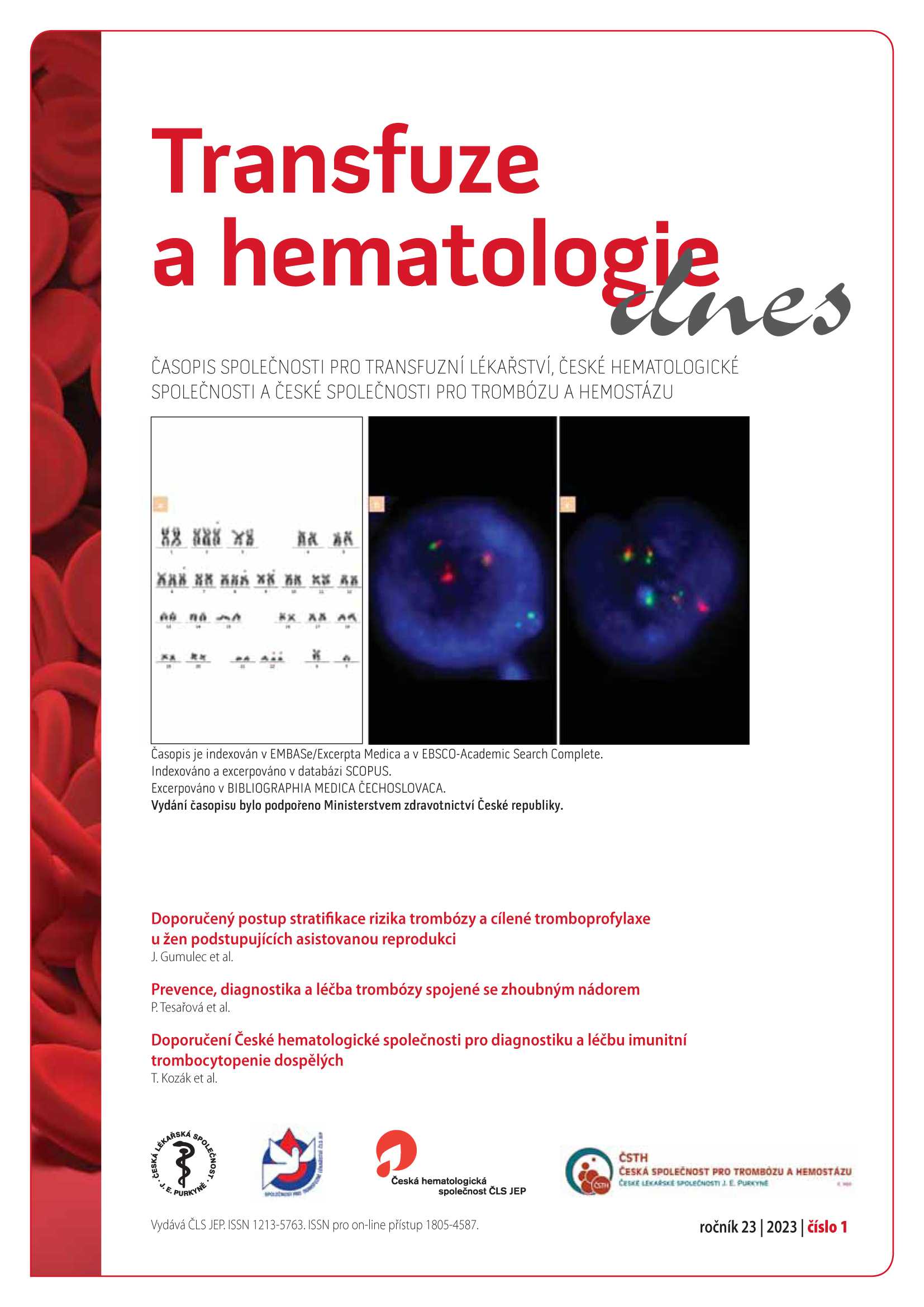 					Náhled Vol 29 No 1 (2023): Transfuze a hematologie dnes
				