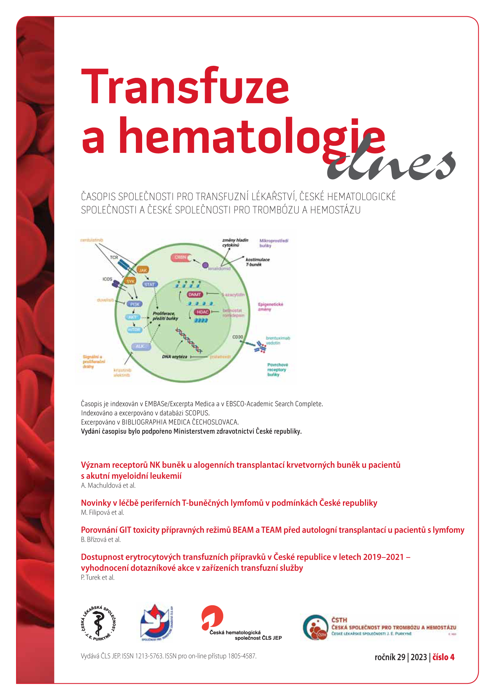 					Náhled Vol 29 No 4 (2023): Transfuze a hematologie dnes
				
