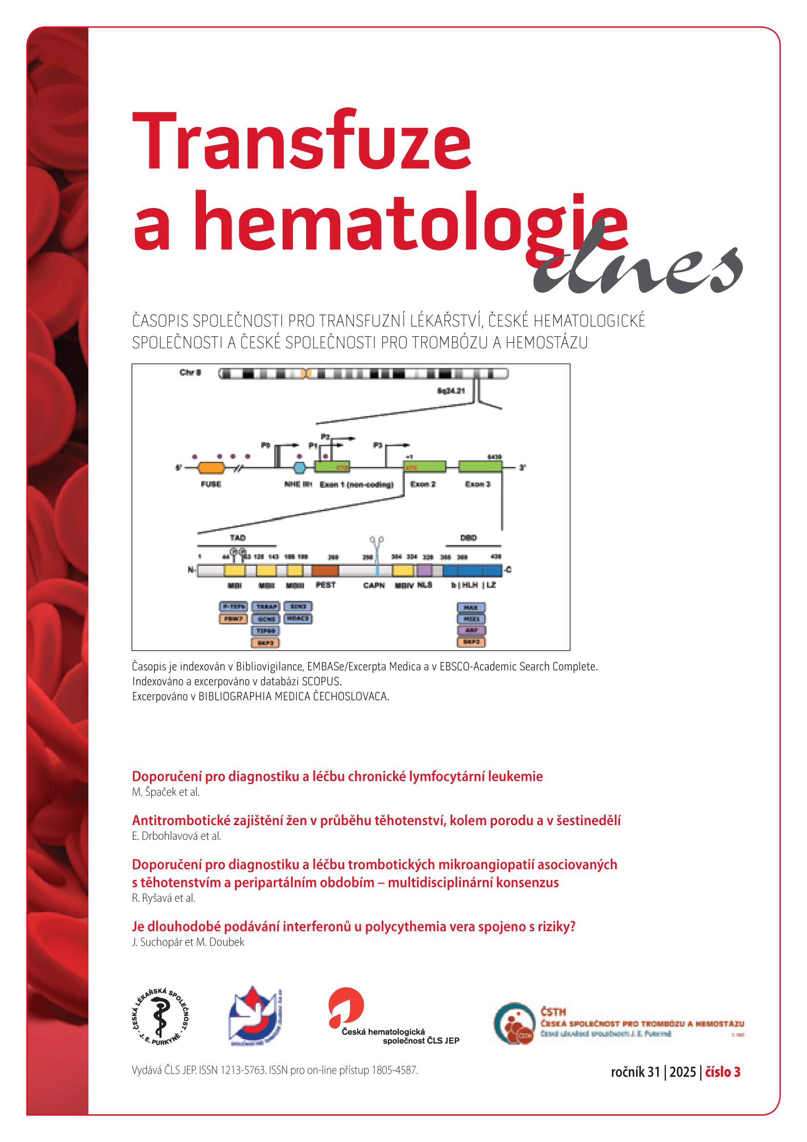					Náhled Vol 31 No 3 (2025): Transfuze a hematologie dnes
				
