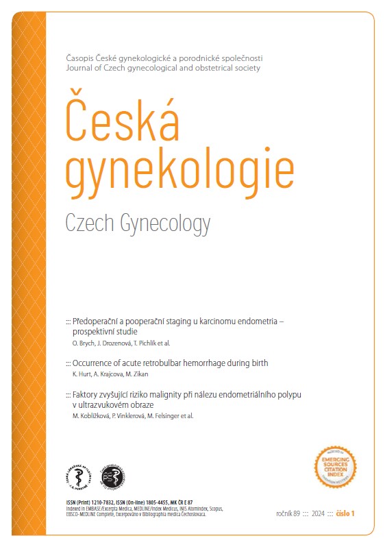 					Náhled Vol 89 No 1 (2024): Čeká gynekologie
				